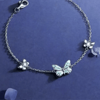 Glow in the Dark - Dream Blue Butterfly Bracelet