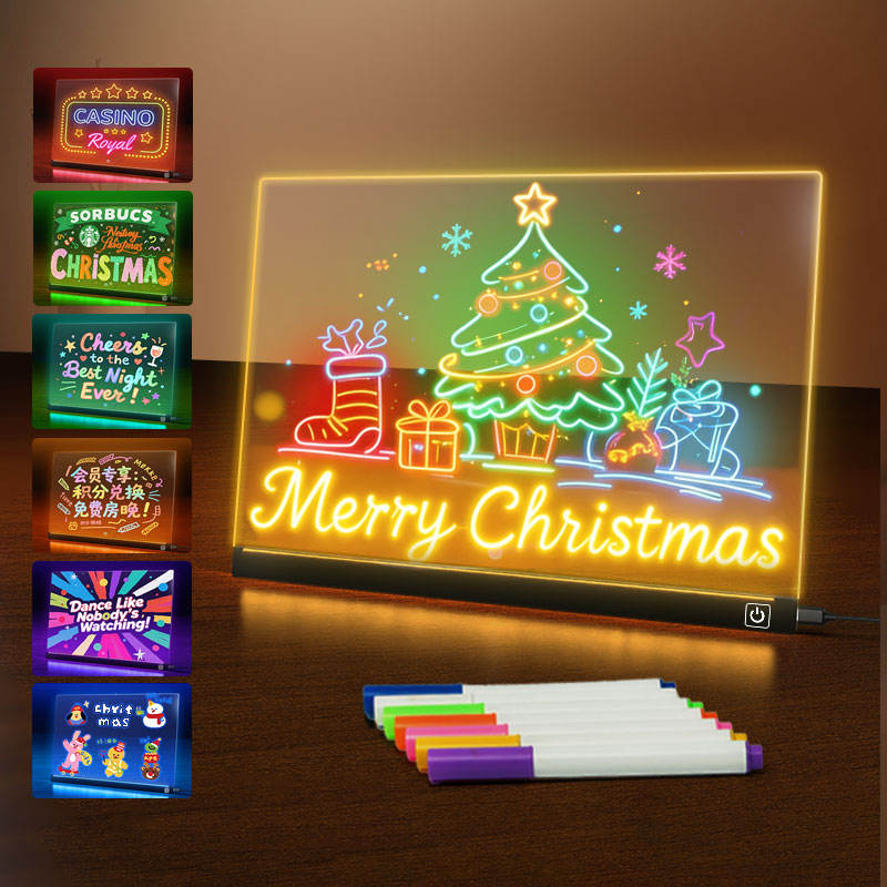 7-Color LED Glow Drawing Board - Art Gift Set (Sale 50% Off)