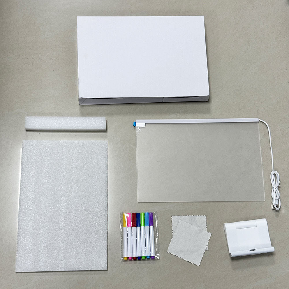 7-Color LED Glow Drawing Board - Art Gift Set (Sale 50% Off)